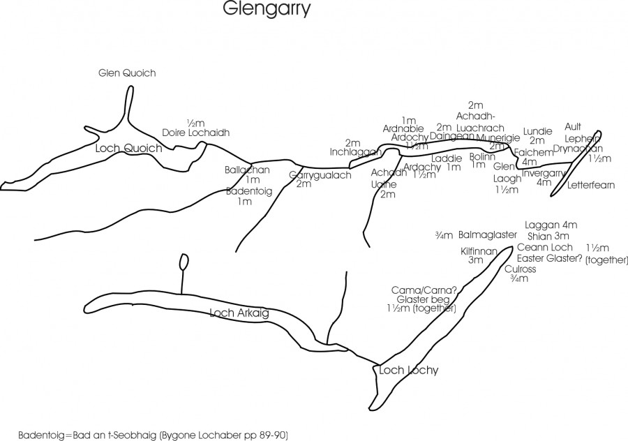 Glengarry Map Land Assessment Scotland